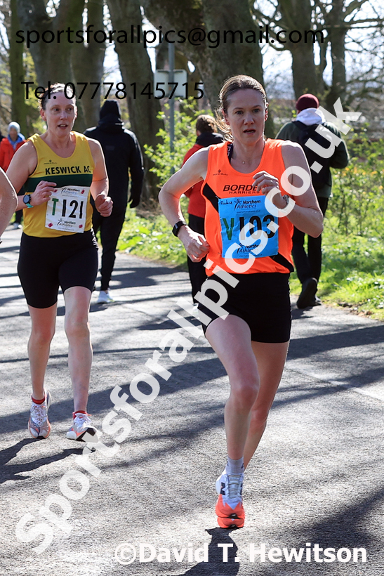 Senior Womens 6 Stage Road Relay, 2026 Northern Mens 12 and Womens 6 Stage Road Relays and Young Athletes 5k, Sheepmount Stadium, Carlisle. Photo: David T. Hewitson/Sports for All Pics